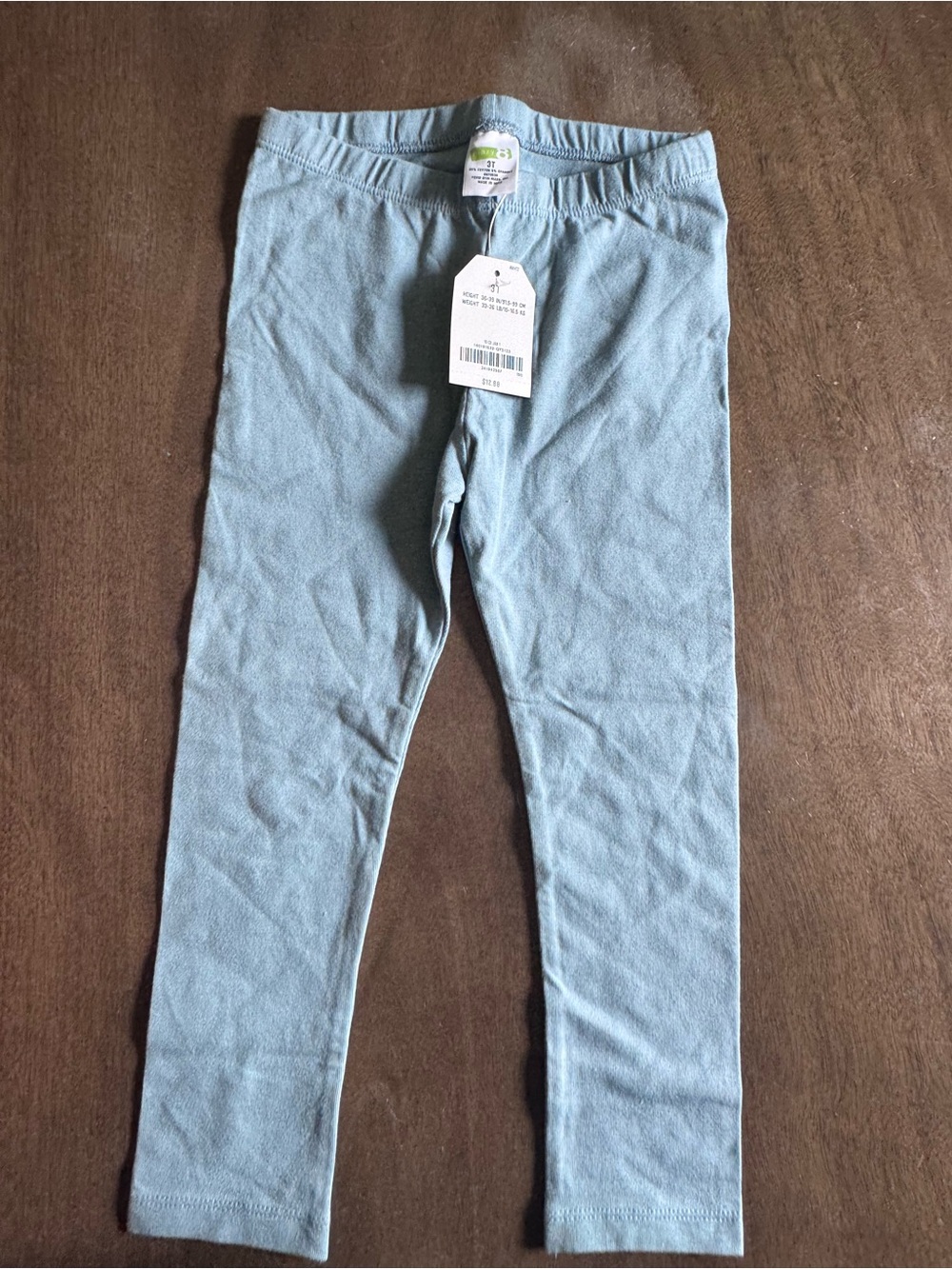 Crazy 8 Toddler Blue Leggings Size 3t NWT